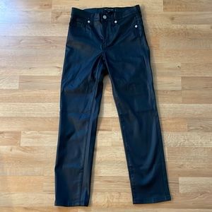 NWT BANANA REPUBLIC HIGH RISE SLIM COATED JEANS